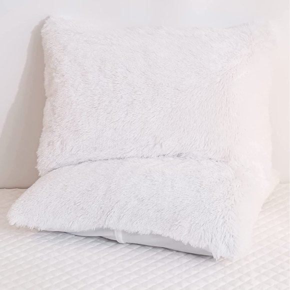 - New Luxury Faux Fur Duvet Cover,Cute Plush Comforter Set (1 Faux Fur Duv… - Picture 6 of 14